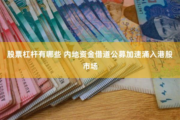 股票杠杆有哪些 内地资金借道公募加速涌入港股市场