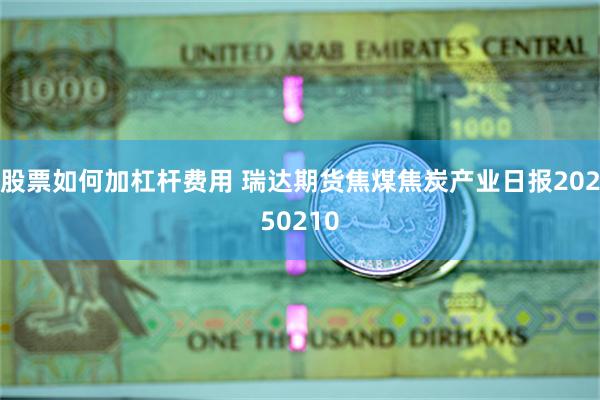 股票如何加杠杆费用 瑞达期货焦煤焦炭产业日报20250210